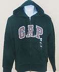 GAP Mens Green Logo Hoodie Sweatshirt Jacket XS XXL
