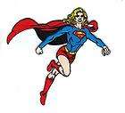 DC Comics Supergirl in Flight Iron On Sew On Patch CD P