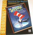 Seussical The Musical, 10 Songs, Easy Piano Song Book
