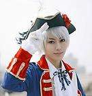   Powers Hetalia PRUSSIA SHORT Wig party SILVER WHITE costome coser hair