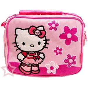   Kitty Flower Lunch Bag and Hello Kitty Body Lotion Set Toys & Games