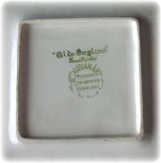 The back stamp on this butter dish is also found on the Commemorative 