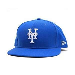  New York Mets Basic Blue 59FIFTY Fitted Cap   Azure 8 