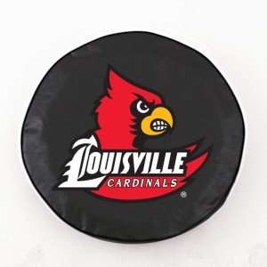 Louisville Cardinals Black Tire Cover, Small  Sports 