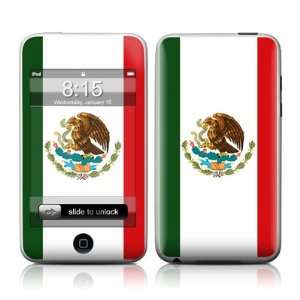 Mexican Flag Design Apple iPod Touch 1G (1st Gen) Protector Skin Decal 