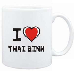  Mug White I love Thai Binh  Cities