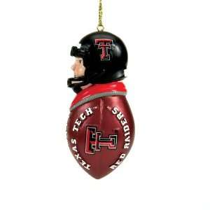 BSS   Texas Tech Red Raiders NCAA Team Tackler Player Ornament (4.5 