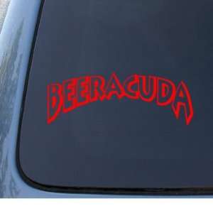BEERACUDA   Car, Truck, Notebook, Vinyl Decal Sticker #1248  Vinyl 