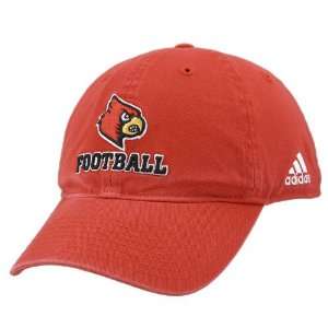  adidas Louisville Cardinals Red Football Slouch Hat 