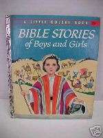 Little Golden Book Bible Stories of Boys and Girls #174  