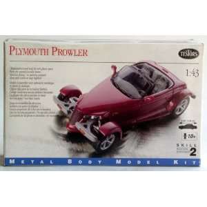  Testors Metal Body Plymouth Prowler Model Kit 1/43rd Toys 
