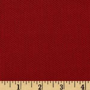  68 Wide Polyester Pique Knit Red Fabric By The Yard 
