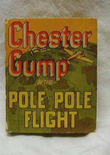 BIG LITTLE BOOK CHESTER GUMP IN THE POLE TO POLE FLIGHT  
