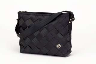 MAGGIE BAGS Seatbelt Handbag BLACK LARGE MESSENGER BAG  