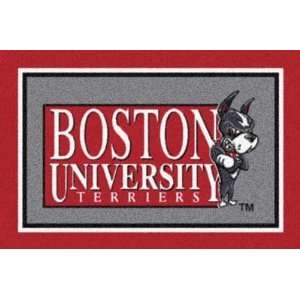  NCAA Team Spirit Rug   Boston Terriers