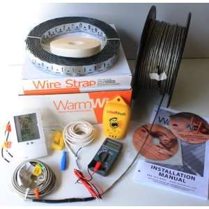  WarmWire Kit Heats 120 SF when spaced at 2.5 inches, incl 