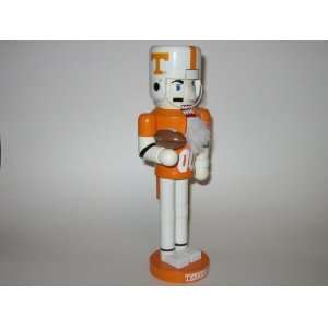 TENNESSEE VOLUNTEERS 11 Wood GOOD LUCK NUTCRACKER with Team Colors 