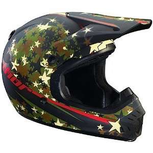   Force Quadrant Youth Motocross Helmet Camo Stars