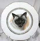 PRETTY STRATFORD WOOD & SONS GRAY CAT PLATE