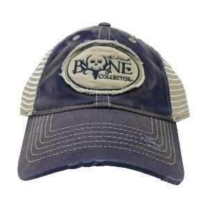  Bone Collector Mesh Patch Cap Faded Blue Hunting Hat 