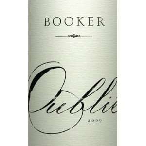  2009 Booker Oublie Paso Robles 750ml Grocery & Gourmet 