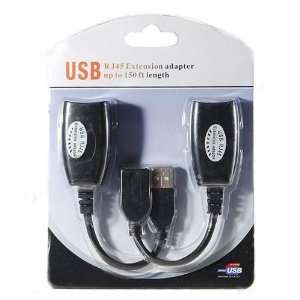  USB over RJ45 USB 2.0 Power Boosted Extension Adapter 