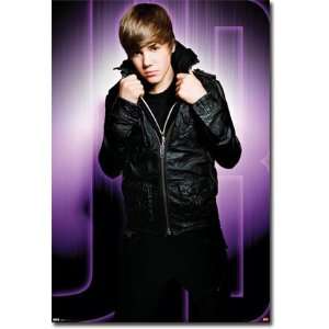 Justin Bieber    Purple Giant Mural Poster