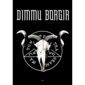  Dimmu Borgir Goat Skull Textile Flag Poster