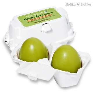 Holika Holika Egg Soap #Green Tea for Dry Skin  