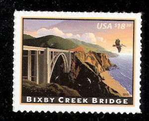 2010 #4439 $18.30 Bixby Creek Bridge Express Mail MNH  