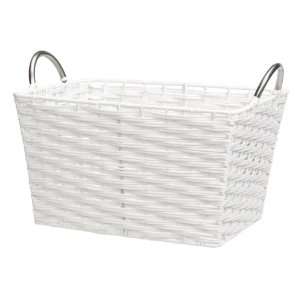  CreativeWare Medium Storage Basket, White