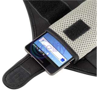 Black Sport Gym Armband Case+Earphone Mic for Verizon ATT iPhone 16GB 