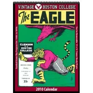  Boston College Eagles 2010 Vintage Football Program Calendar 