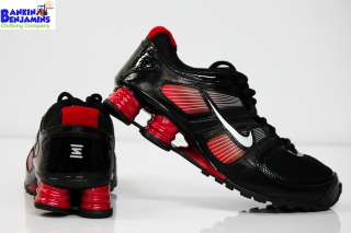 New Nike Shox Turbo 11 BS Running Shoes Black All Star Red PE 5.5Y 