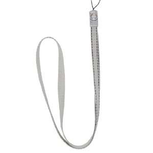   Hand Strap Lanyard, 16 Inch   Silver with Stitch 