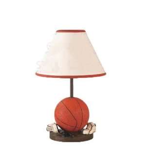  Set of 2 Table Lamps with Basketball Base