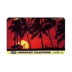  Collectible Phone Card Hawaiian Sunset (Horiz Format) 7 