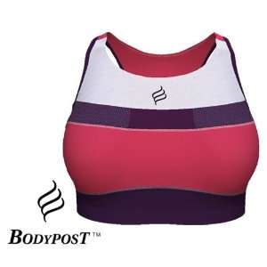   HyBreez Athletic Sports Bra Size S, Color Flamingo/Quasar Purple