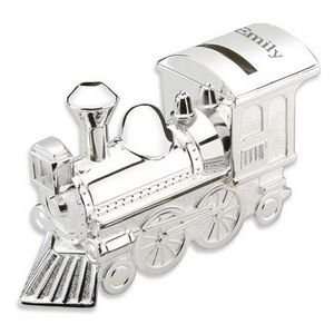  Silver Choo Choo Train Bank for Baby Toys & Games