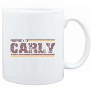  Mug White  Property of Carly   Vintage  Female Names 
