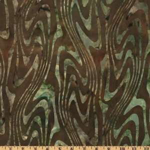  44 Wide Artisan Batiks Aqua Spa Batik Pond/Moss Fabric 