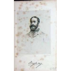  BailyS Antique Portrait 1862 Anglesey Man Sportsman