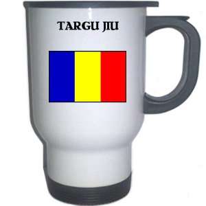  Romania   TARGU JIU White Stainless Steel Mug 