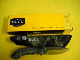 Buck NEW 391CMS Omni Hunter 10 PT Camo Fixed Blade Knife  