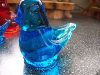 Titan Studio Art Glass Happy Little Bluebird Blue Jay  