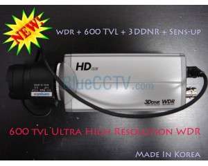 600TVL ULTRA High RES HD with WDR CCTV BOX CAMERA OSD  