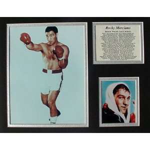  Rocky Marciano Picture Plaque Framed
