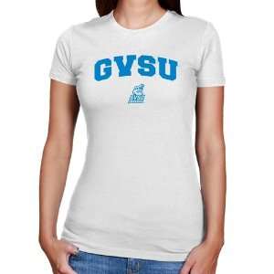  Grand Valley State Lakers Ladies White Logo Arch Slim Fit 