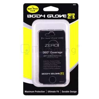 BODY GLOVE Zero 360 Snap on Case+PRIVACY Protector for iPhone 4 G 4S 