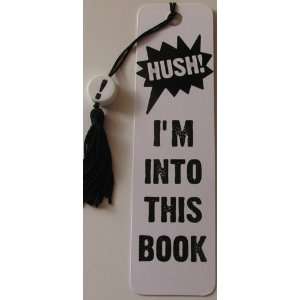  Paperchase Bookmark Hush Im Into This Book 2 X 5 